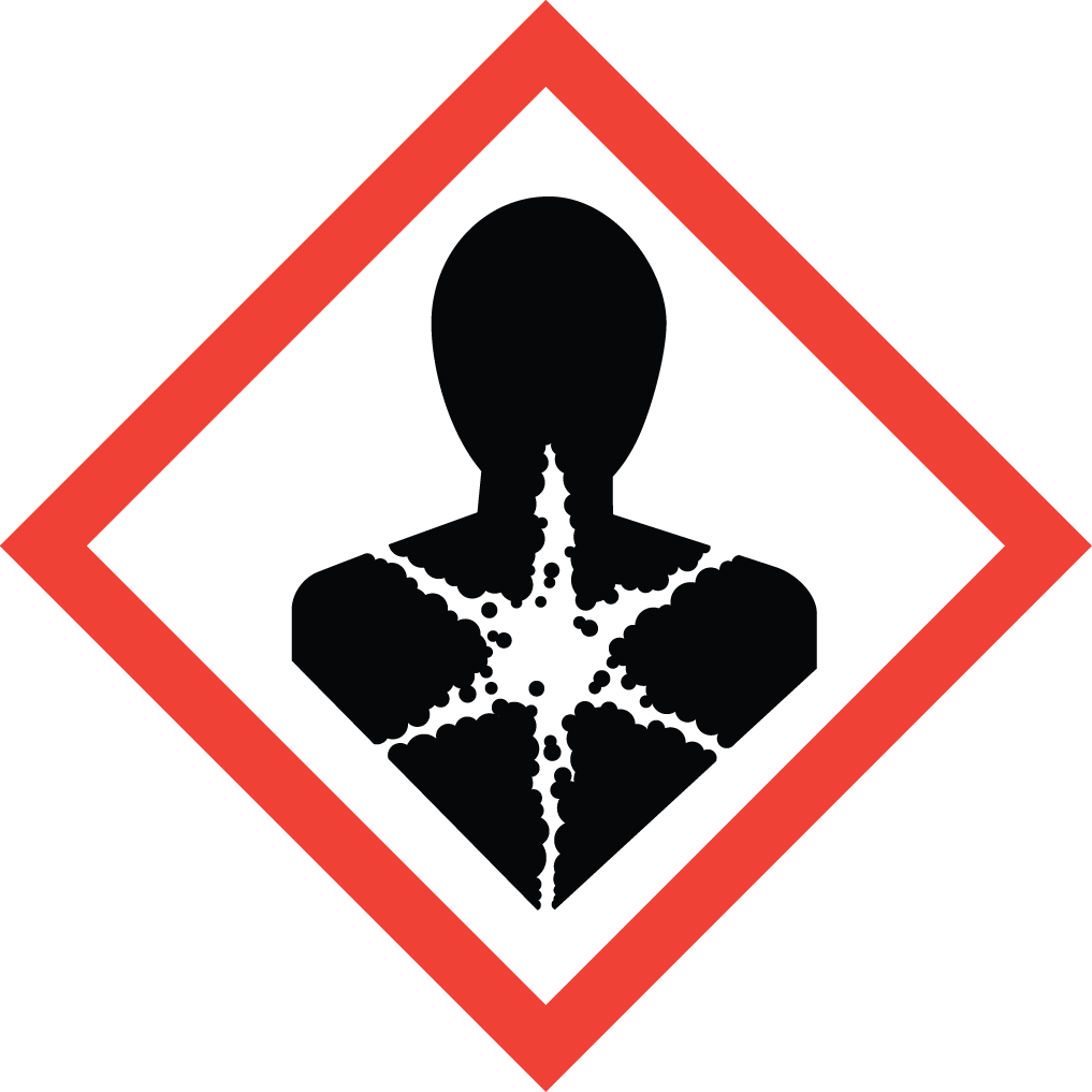 GHS08: Health hazard pictogram