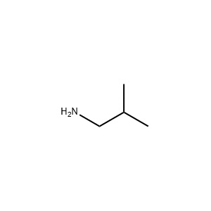 Molecular Structure of Isobutylamine Molecular Structure of Isobutylamine