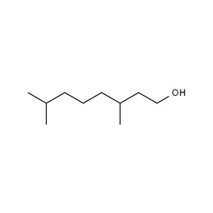 Molecular Structure of Dihydrocitronellol Molecular Structure of Dihydrocitronellol