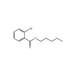 Molecular Structure of Amyl Salicylate