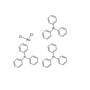 Molecular Structure of Tris(triphenylphosphine)ruthenium(II) Dichloride Molecular Structure of Tris(triphenylphosphine)ruthenium(II) Dichloride