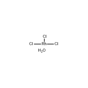 Molecular Structure of Rhodium(III) Chloride Hydrate