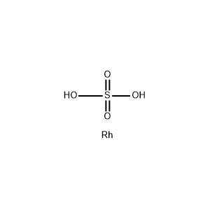 Molecular Structure of Rhodium(III) Sulfate Solution