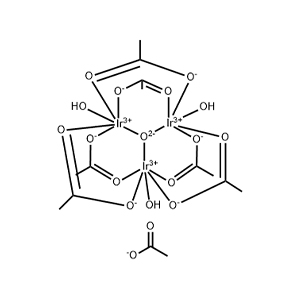 Molecular Structure of Iridium(III) Acetate