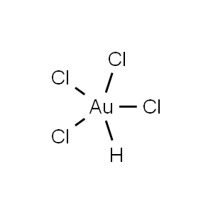 Molecular Structure of Chloroauric Acid