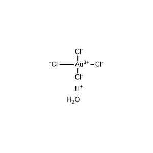 Molecular Structure of Chloroauric Acid