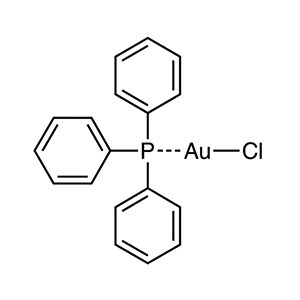Molecular Structure of Chloro(triphenylphosphine)gold(I) Molecular Structure of Chloro(triphenylphosphine)gold(I)