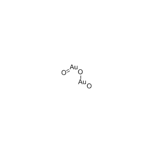 Molecular Structure of Digold Trioxide