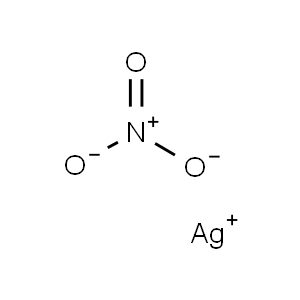 Molecular Structure of Silver Nitrate