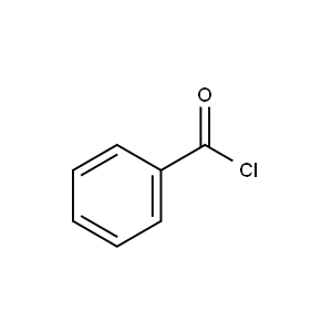 Molecular Structure of Benzoyl Chloride