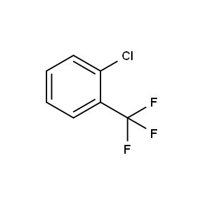 Molecular Structure of 2-Chlorobenzotrifluoride