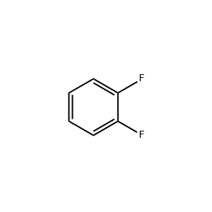 Molecular Structure of 1,2-Difluorobenzene Molecular Structure of 1,2-Difluorobenzene