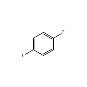 Molecular Structure of 1,4-Difluorobenzene