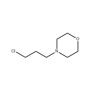 Molecular Structure of 4-(3-Chloropropyl)morpholine Molecular Structure of 4-(3-Chloropropyl)morpholine