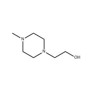 Molecular Structure of 1-(2-Hydroxyethyl)-4-methylpiperazine