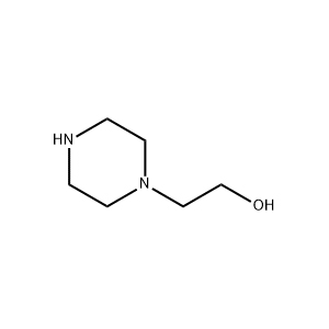 Molecular Structure of 1-(2-Hydroxyethyl)piperazine Molecular Structure of 1-(2-Hydroxyethyl)piperazine