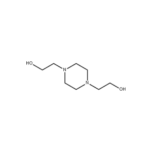 Molecular Structure of 1,4-Bis(2-hydroxyethyl)piperazine