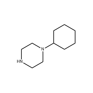 Molecular Structure of 1-Cyclohexylpiperazine