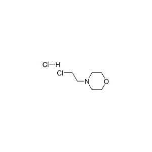Molecular Structure of 4-(2-Chloroethyl)morpholine hydrochloride