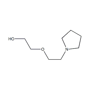 Molecular Structure of 2-[2-(1-pyrrolidinyl)ethoxy]ethanol