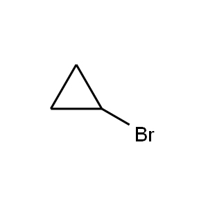 Molecular Structure of Cyclopropyl bromide