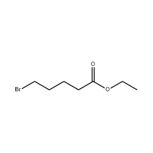 Molecular Structure of Ethyl 5-bromovalerate