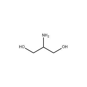 Molecular Structure of 2-Amino-1,3-propanediol