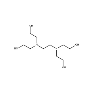 Molecular Structure of N,N,N&rsquo;,N&rsquo;-tetrakis(2-hydroxyethyl)ethylenediamine