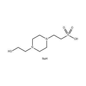Molecular Structure of HEPES sodium salt Molecular Structure of HEPES sodium salt