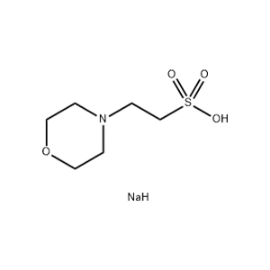 Molecular Structure of MES sodium salt