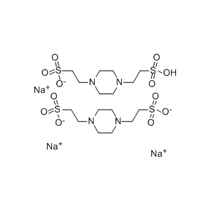 Molecular Structure of PIPES Sodium Salt