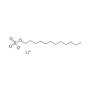 Molecular Structure of Lithium Dodecyl Sulfate
