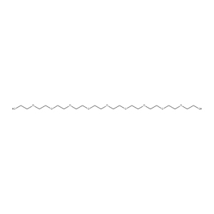 Molecular Structure of Decaethylene glycol