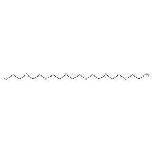 Molecular Structure of Amino-PEG7-alcohol Molecular Structure of Amino-PEG7-alcohol