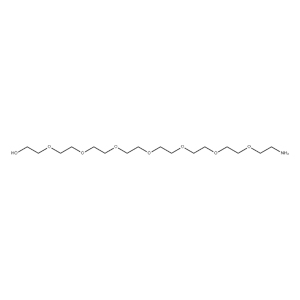 Molecular Structure of Amino-PEG8-alcohol Molecular Structure of Amino-PEG8-alcohol
