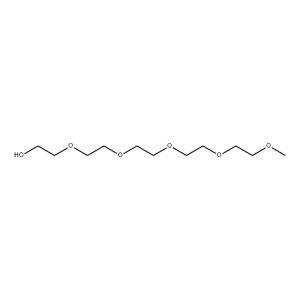Molecular Structure of Pentaethylene glycol monomethyl ether Molecular Structure of Pentaethylene glycol monomethyl ether