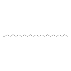 Molecular Structure of Heptaethylene glycol monomethyl ether Molecular Structure of Heptaethylene glycol monomethyl ether