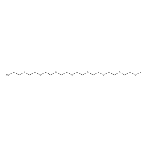 Molecular Structure of Octaethylene glycol monomethyl ether Molecular Structure of Octaethylene glycol monomethyl ether