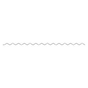 Molecular Structure of Nonaethylene glycol monomethyl ether Molecular Structure of Nonaethylene glycol monomethyl ether