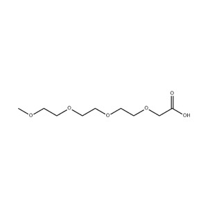 Molecular Structure of m-PEG3-CH2COOH Molecular Structure of m-PEG3-CH2COOH