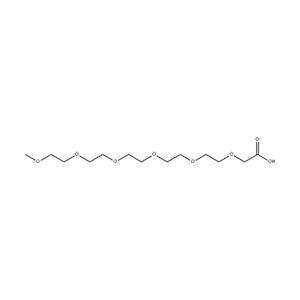 Molecular Structure of m-PEG5-CH2COOH Molecular Structure of m-PEG5-CH2COOH