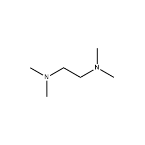 Molecular Structure of N,N,N',N'-Tetramethylethylenediamine Molecular Structure of N,N,N',N'-Tetramethylethylenediamine