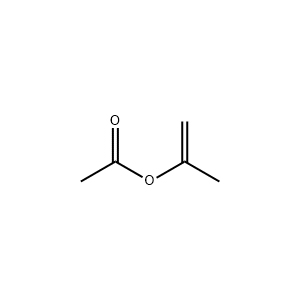 Molecular Structure of Isopropenyl acetate Molecular Structure of Isopropenyl acetate