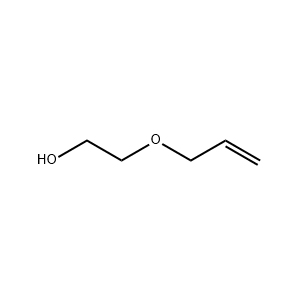 Molecular Structure of 2-Allyloxyethanol Molecular Structure of 2-Allyloxyethanol