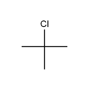 Molecular Structure of 2-Chloro-2-methylpropane Molecular Structure of 2-Chloro-2-methylpropane