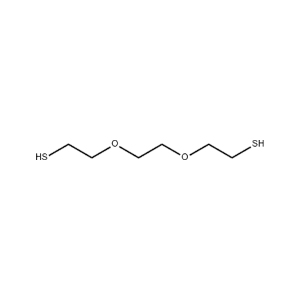 Molecular Structure of 3,6-Dioxa-1,8-octanedithiol Molecular Structure of 3,6-Dioxa-1,8-octanedithiol