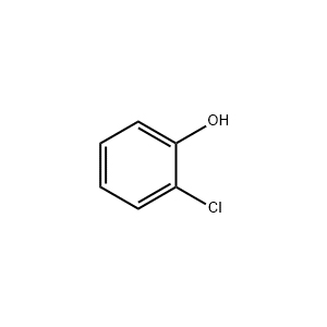 Molecular Structure of 2-Chlorophenol Molecular Structure of 2-Chlorophenol