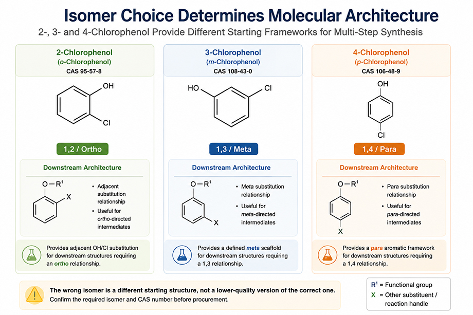 How chlorophenol isomer selection determines downstream molecular architecture in fine chemical synthesis How chlorophenol isomer selection determines downstream molecular architecture in fine chemical synthesis