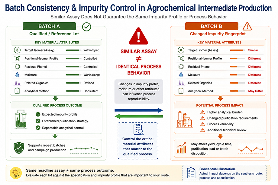 Why chlorophenol batch consistency and impurity profile matter in agrochemical intermediate production Why chlorophenol batch consistency and impurity profile matter in agrochemical intermediate production