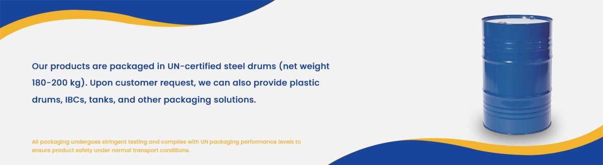Cyclohexane steel drum packaging